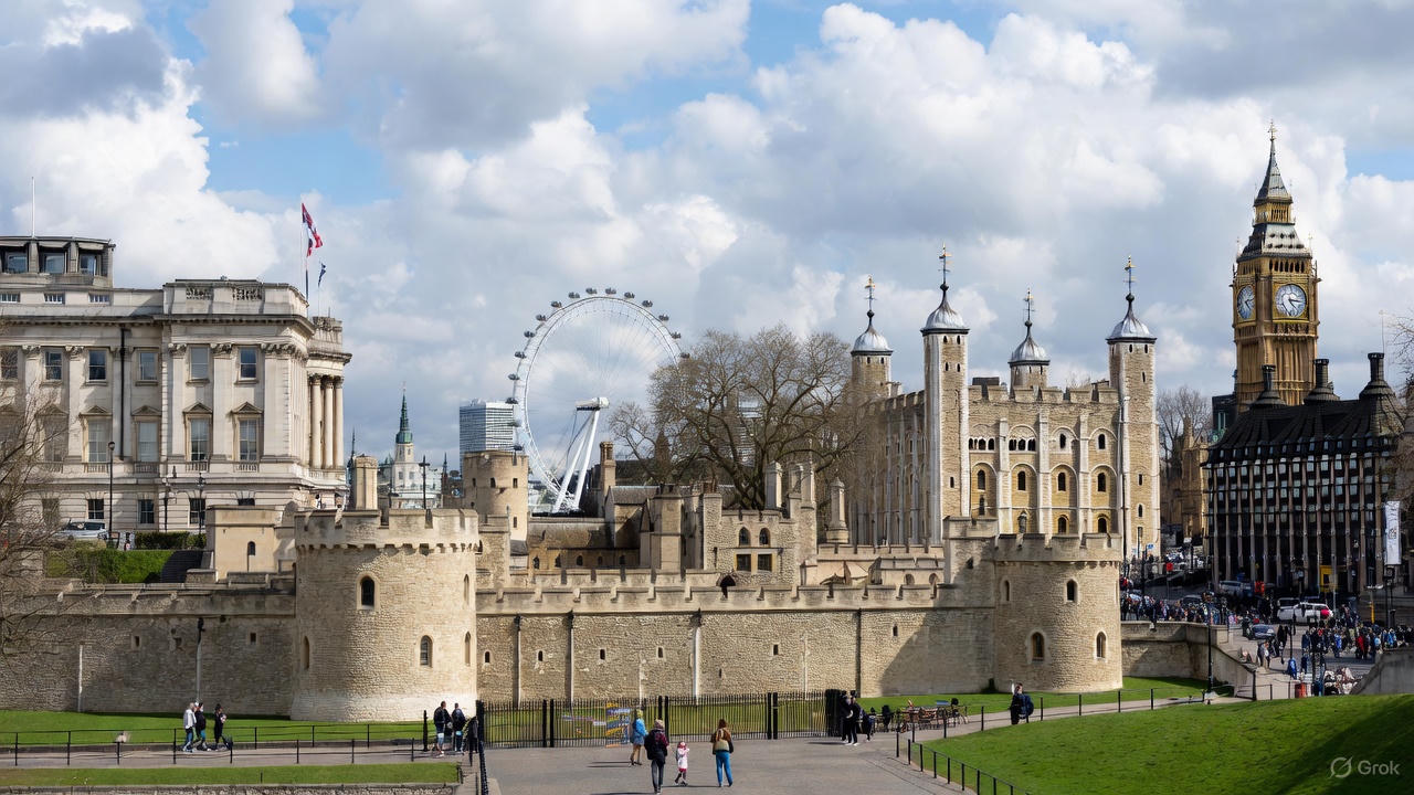 Family enjoying things to do in London with kids while exploring famous landmarks along the River Thames