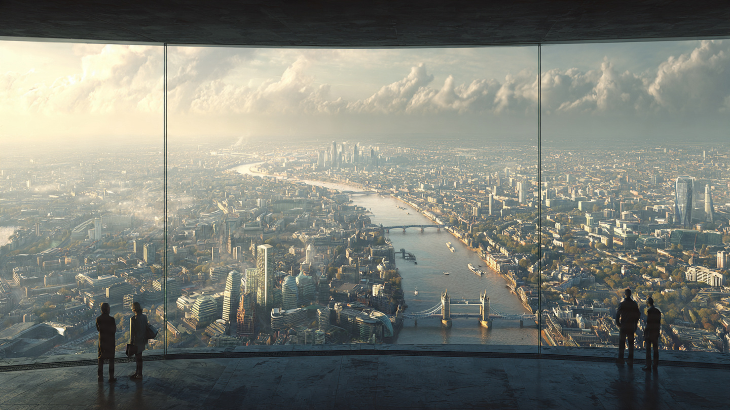 Panoramic view of London from a high observation point overlooking the Thames, helping travelers understand the city flow for a 7 day London itinerary and one week in London plan