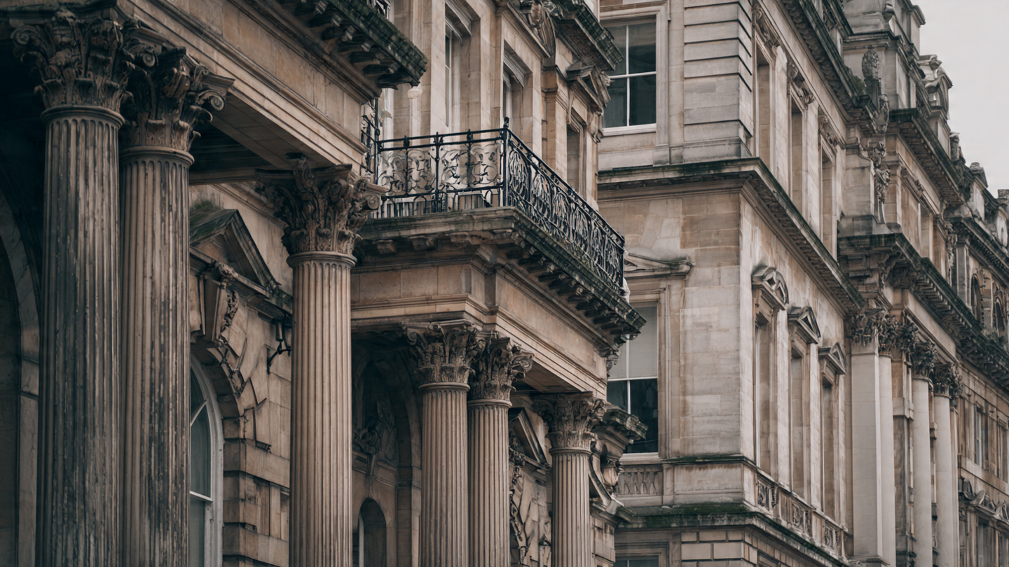 Historic architectural details near Hyde Park showcasing classic London buildings, reflecting cultural sights and timeless things to do near Hyde Park on a relaxed city walk.