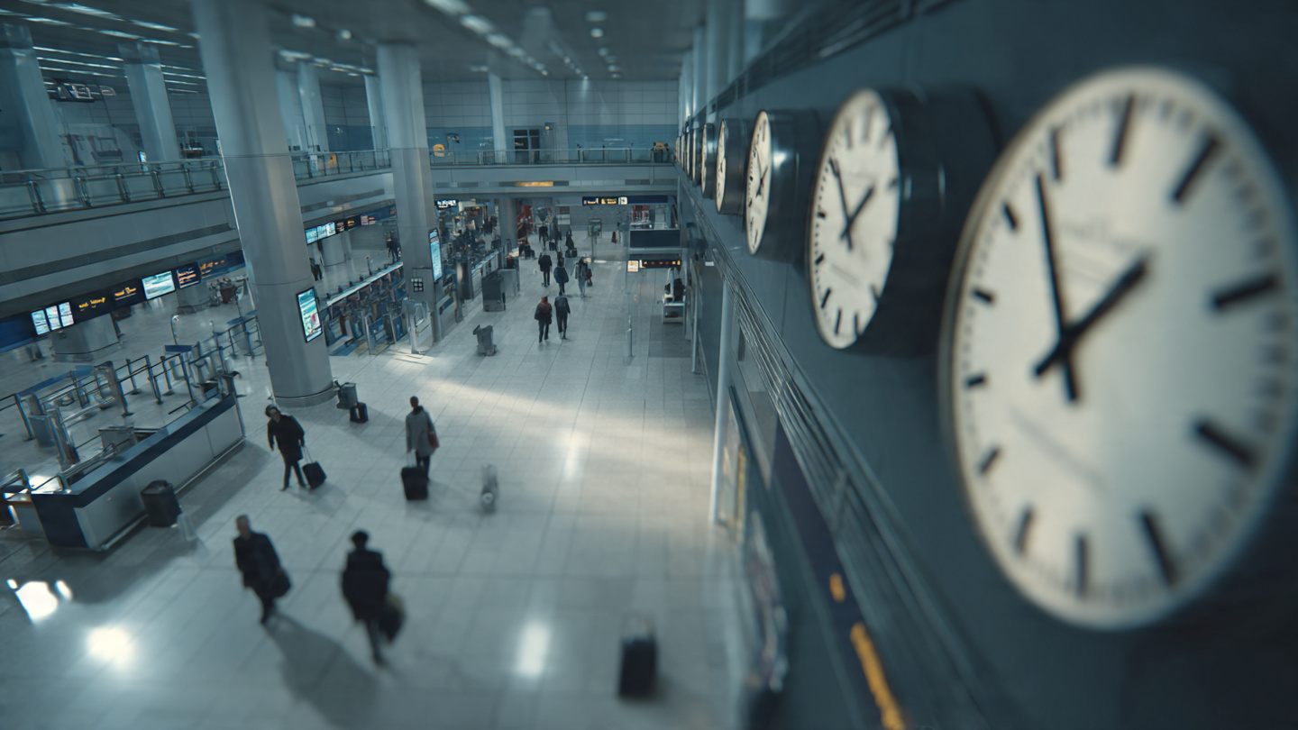 London train station interior highlighting travel time considerations when getting from London airports to city center.